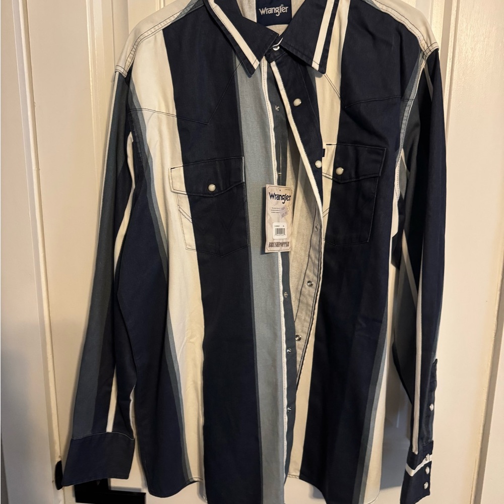 Wrangler Two-Tone Brushpopper Shirt